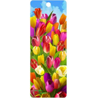 Obrázek z Záložka 3D 15,5x5,7cm - tulipány (25) 